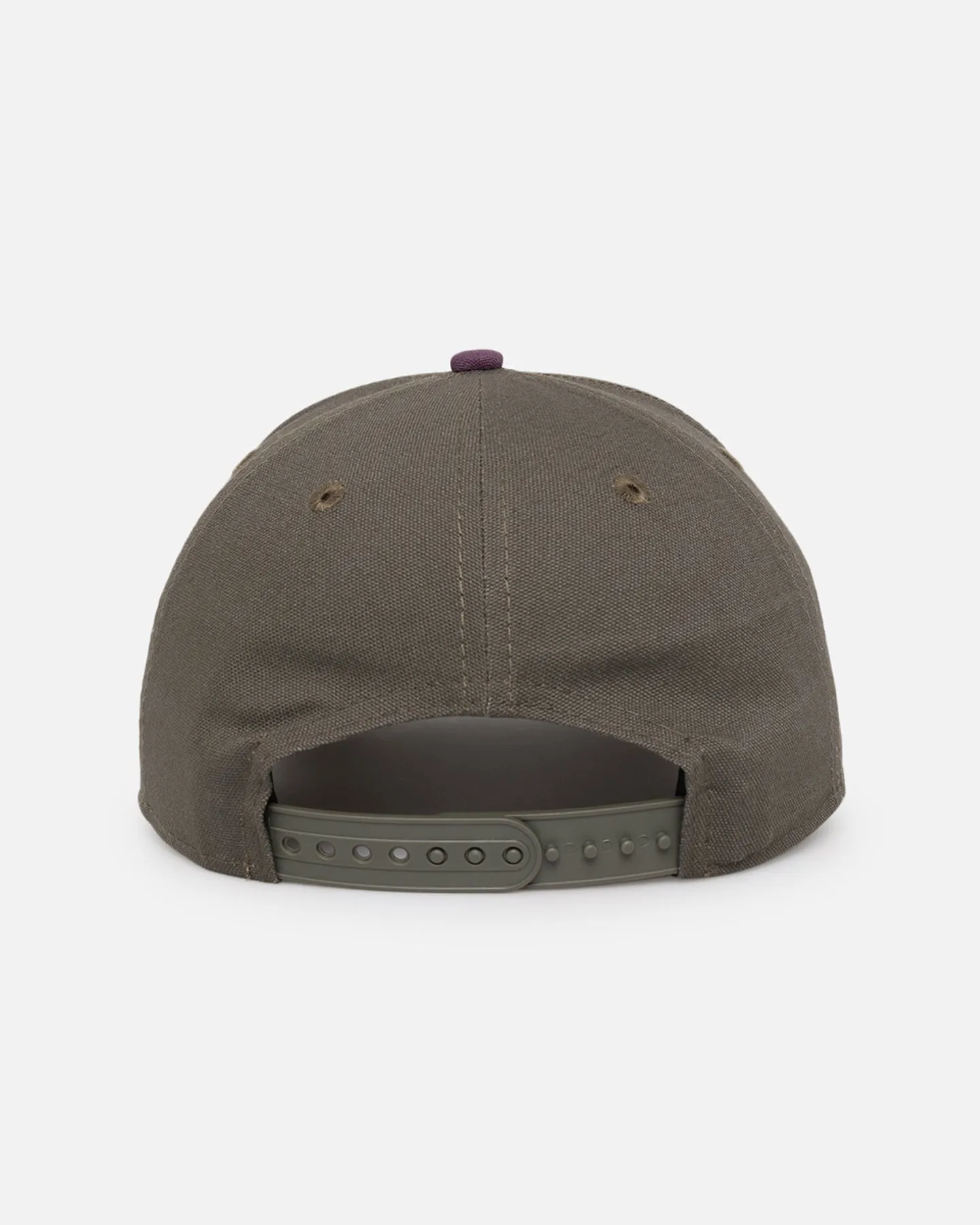 New Era New York Yankees 'Contrast Visor' Pre-Curved Golfer Snapback Moss/Plum