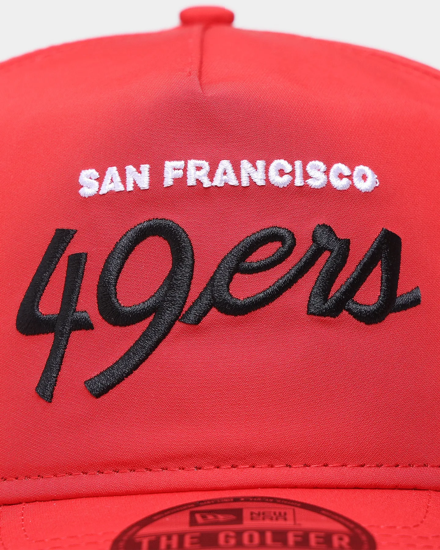 New Era San Francisco 49ers 'Team Script' Prolight Old Golfer Snapback Original Team Colours