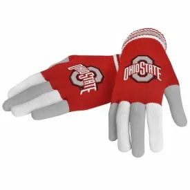 Ohio State Buckeyes Multi Color Team Knit Gloves