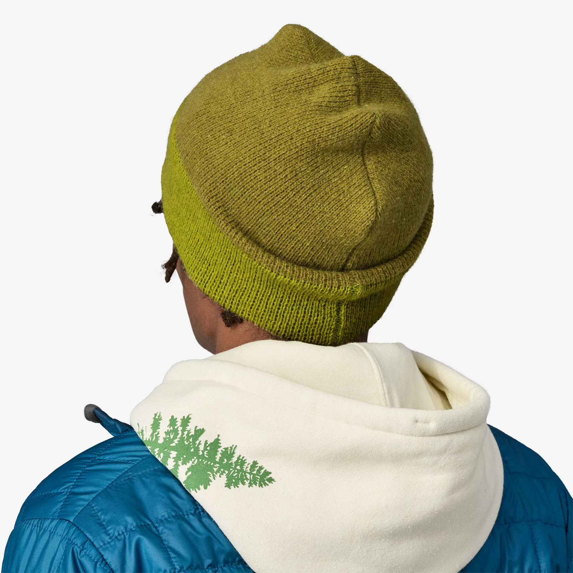 Patagonia Fun Hog Beanie - Park Block: Phosphorus Green