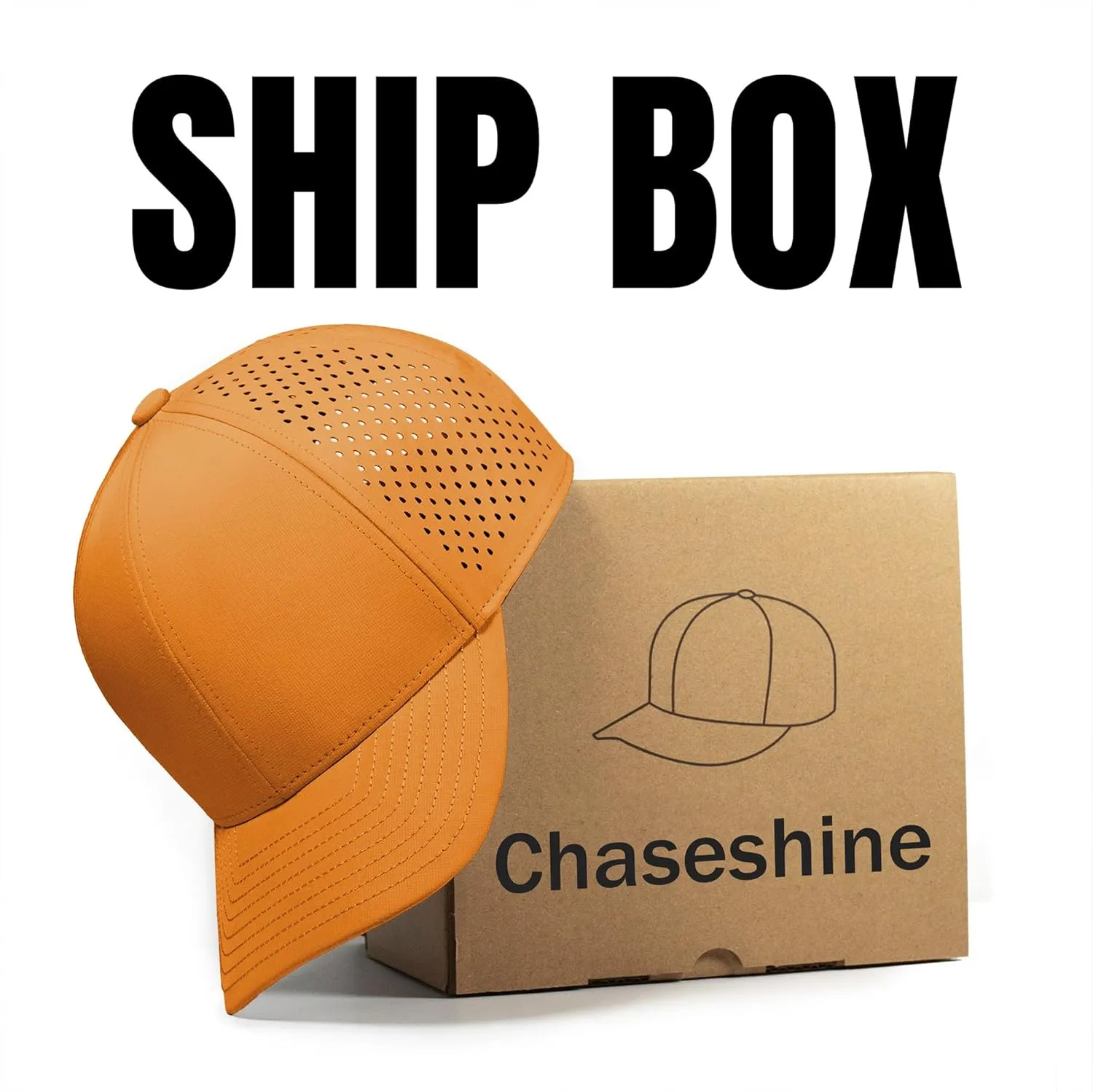 Performance Snapback Hats for Men Women,6 Panel Baseball Cap,Golf,Running,Workout