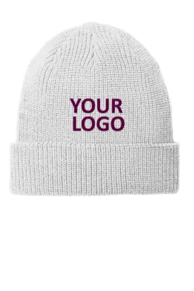Port Authority Chunky Knit Customized Beanies, Silver Heather