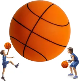 Silent Basketball-Size 7, 2025 Upgrade Dribble Dream Silent Basketball, Si-Lent Basket-Ball Dribbling Indoor, Foam Basket-Ball Indoor Training Ball for Various in-Door Activities (No.7, 9.4 in)