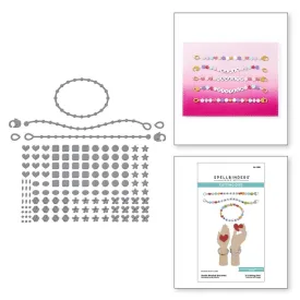 Spellbinders Etched Dies From The Beads Of Friendship Bestie Beaded Bracelets