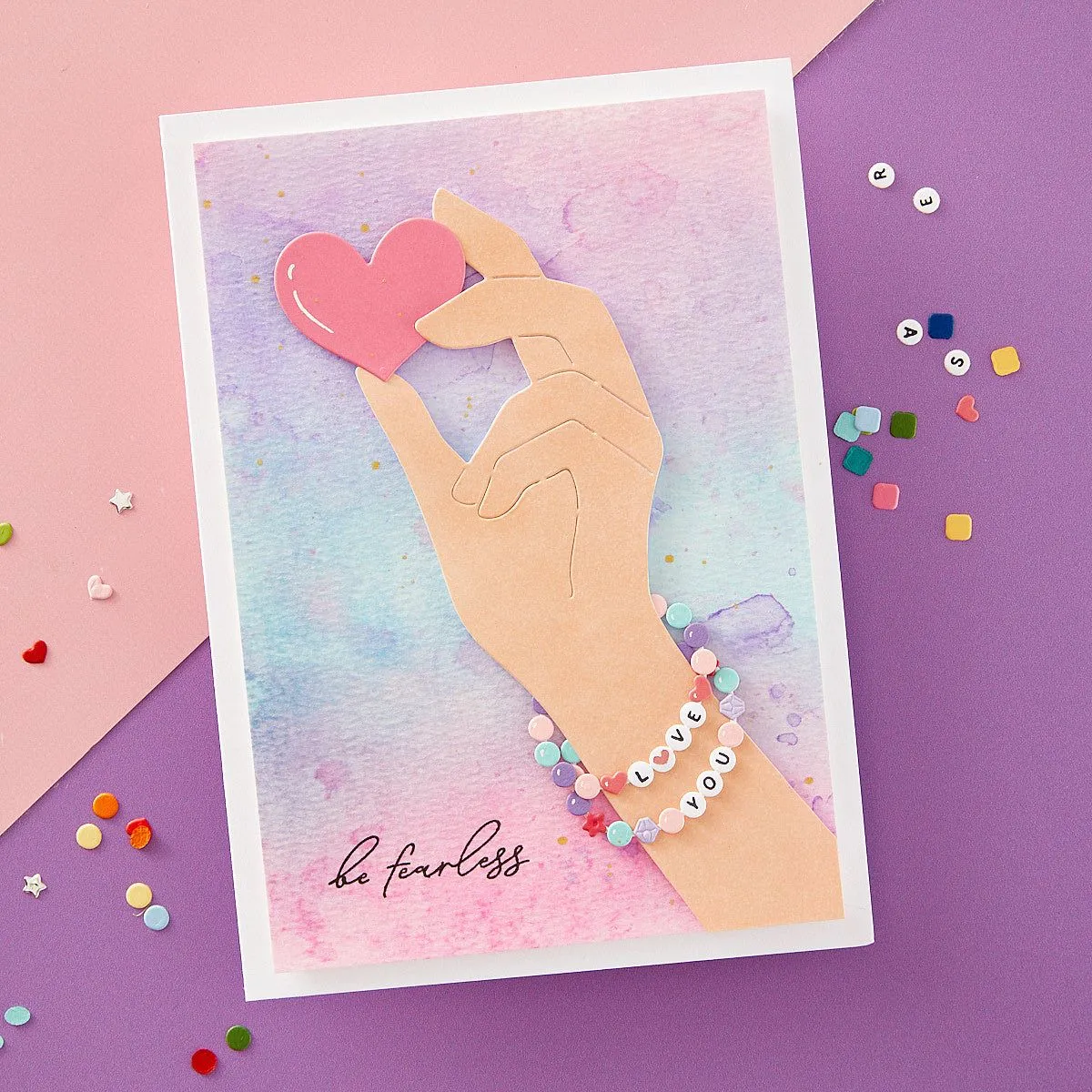 Spellbinders Etched Dies From The Beads Of Friendship Bestie Beaded Bracelets