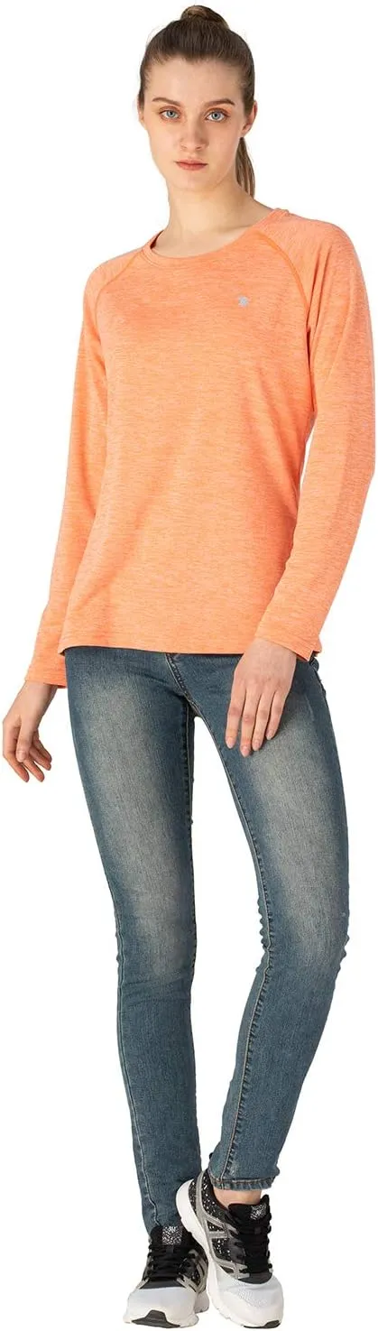 TBMPOY Women's UPF 50  Sun Protection Long Sleeve Shirts SPF Lightweight Hiking Running Fishing Outdoor Tops