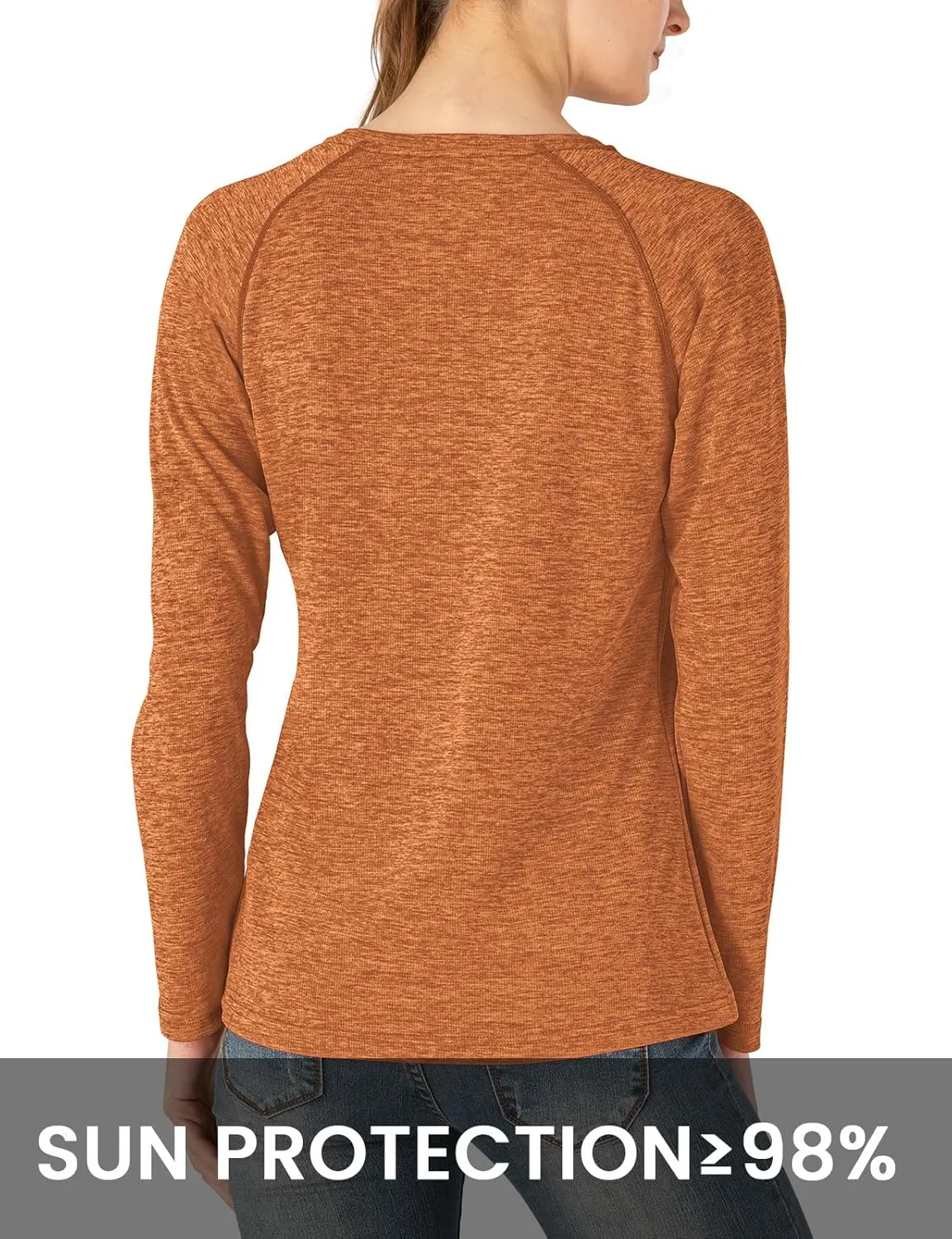 TBMPOY Women's UPF 50  Sun Protection Long Sleeve Shirts SPF Lightweight Hiking Running Fishing Outdoor Tops