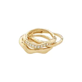 True Ring | Gold Plated Crystal