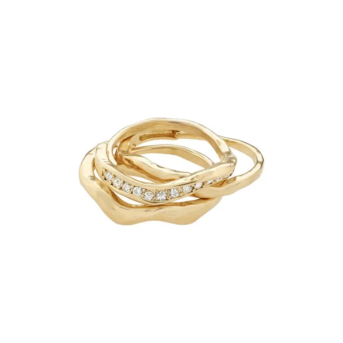 True Ring | Gold Plated Crystal