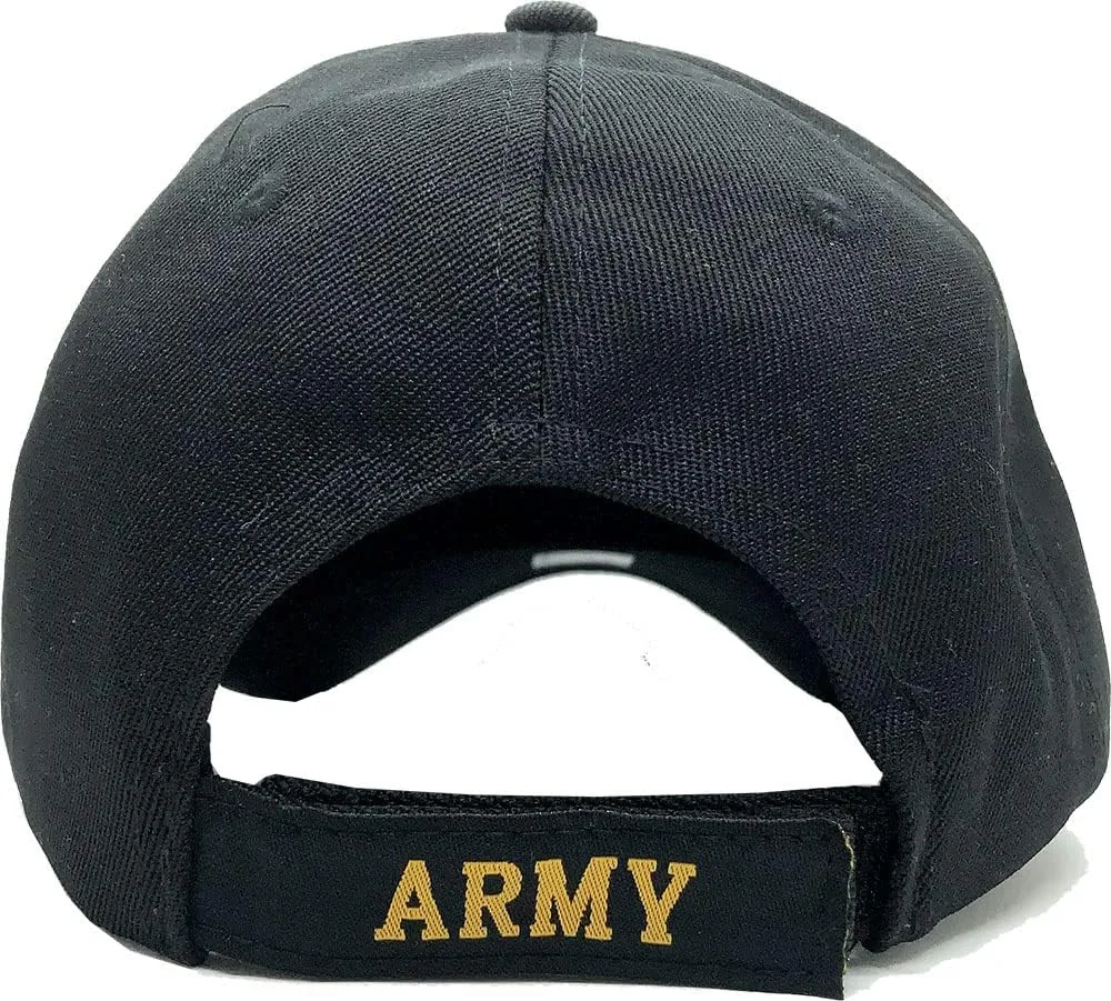 U.S. Army Baseball Caps Hats Military Apparel | Retired Veteran | 3D Embroidered | Adjustable