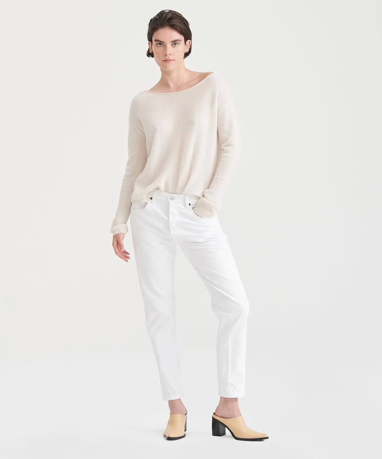 Women's Cashmere Boatneck Sweater