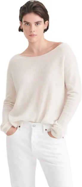 Women's Cashmere Boatneck Sweater