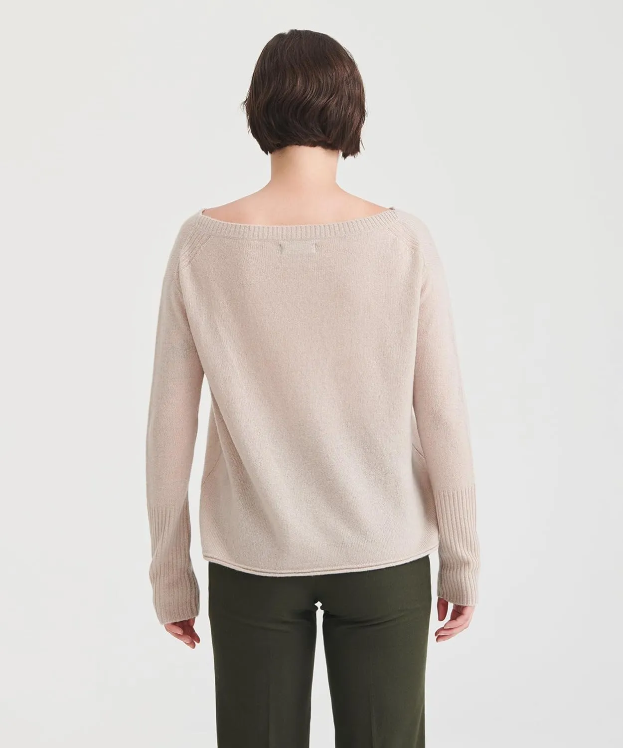 Women's Cashmere Boatneck Sweater