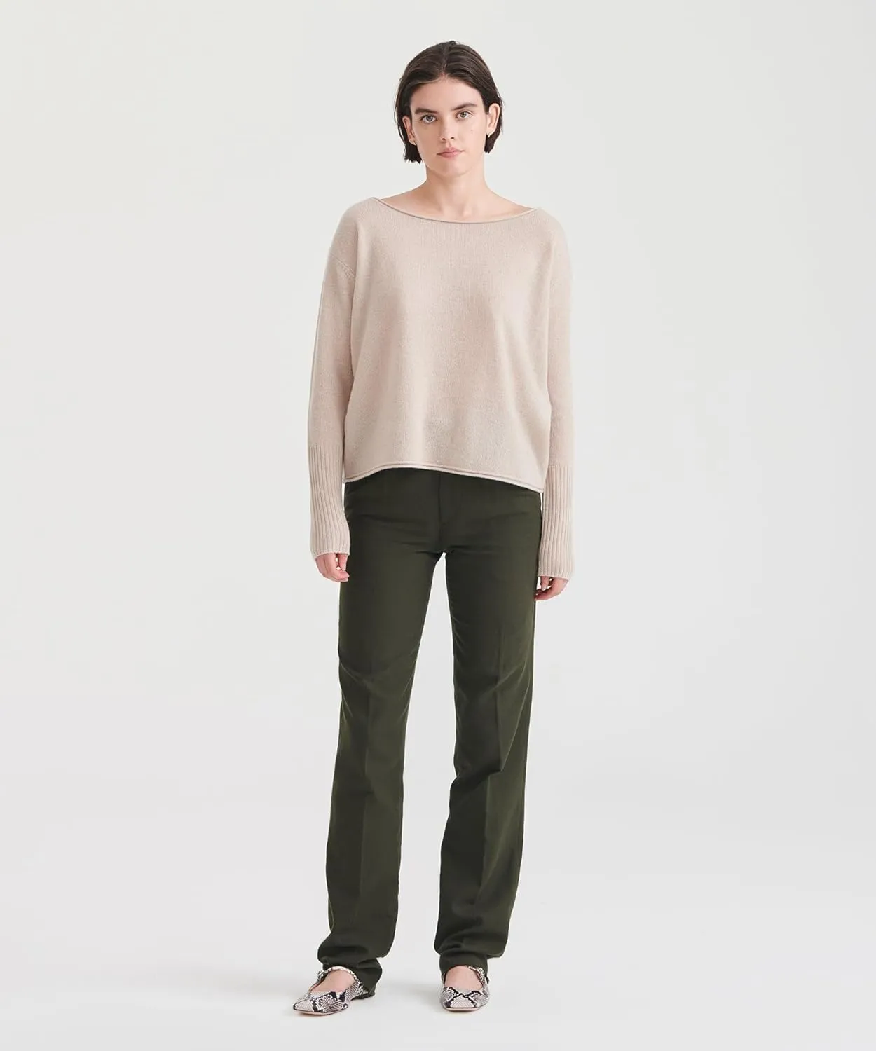 Women's Cashmere Boatneck Sweater