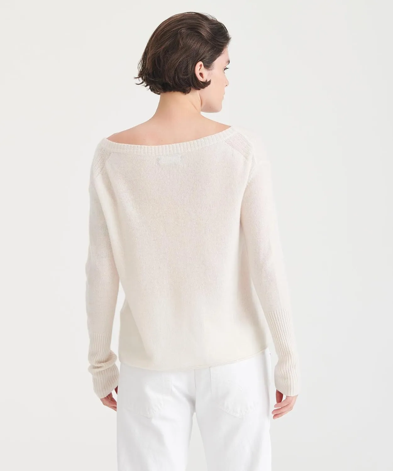 Women's Cashmere Boatneck Sweater