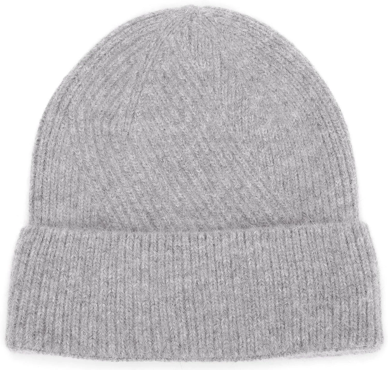 Womens Mens Lightweight Soft Winter Cashmere Ribbed Cuff Knit Beanie Skull Cap Ski Hat