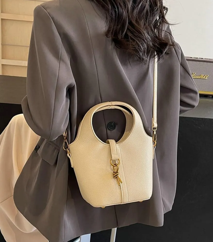 Women's PU Leather Hobo Shoulder Crossbody Bag - Vintage Tote Small Handbag Purse