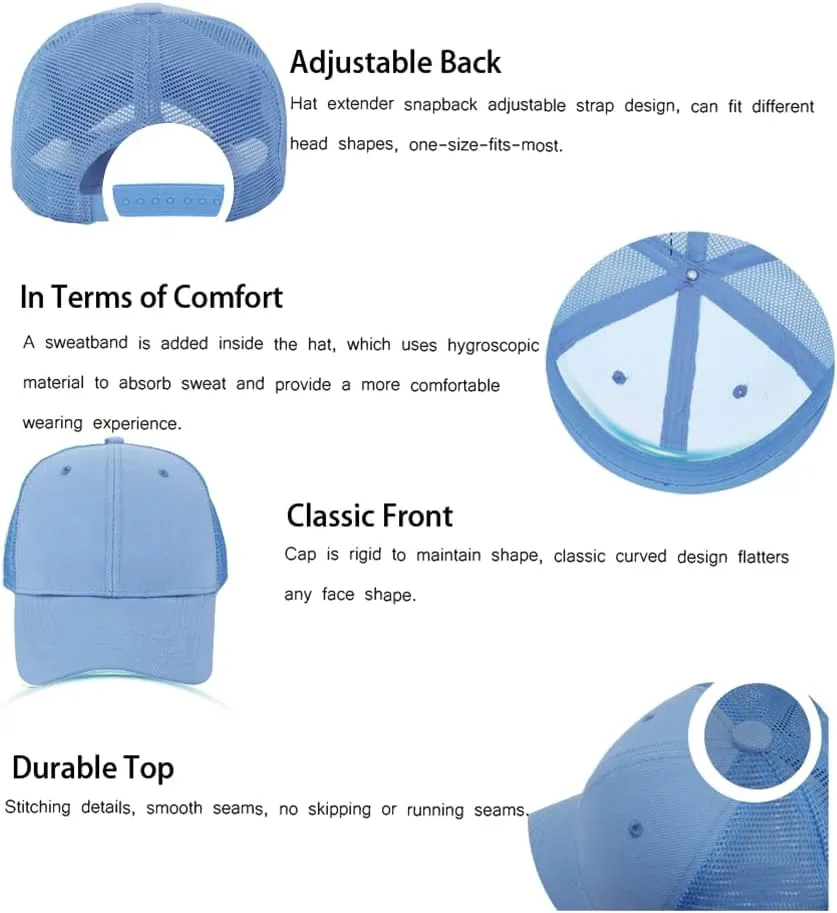 ZH 12 Pack Mesh Trucker Hats, Bulk Baseball Caps for Men and Women, Trucker Cap Wholesale